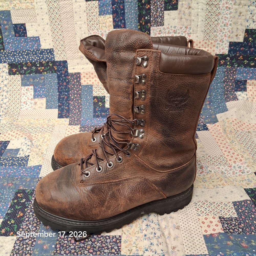 Cabelas Outfitter Series Hunting Boots Mens 9.5 D Gore-Tex Thinsulate Goodyear